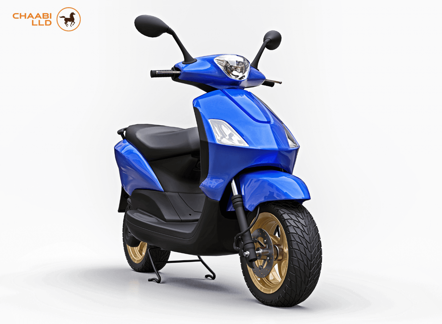 Image moto scooter blanc